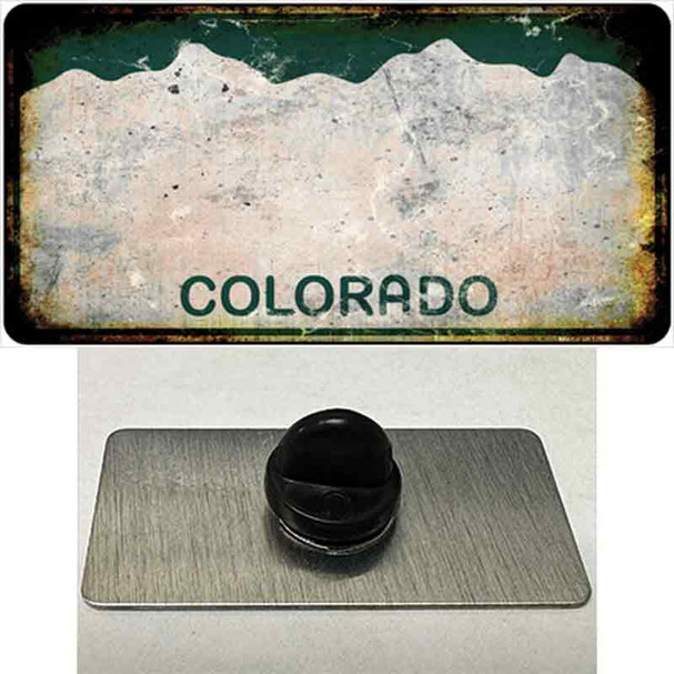 Colorado Rusty Blank Wholesale Novelty Metal Hat Pin