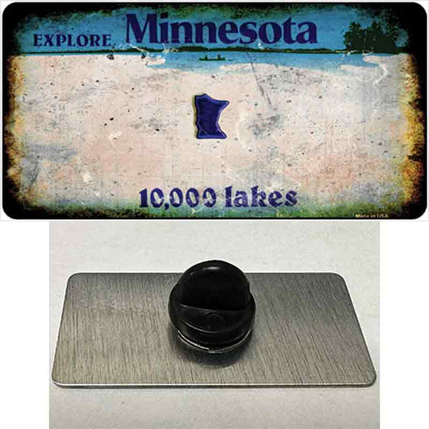 Minnesota Rusty Blank Wholesale Novelty Metal Hat Pin