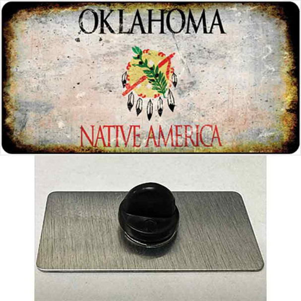 Oklahoma Rusty Blank Wholesale Novelty Metal Hat Pin