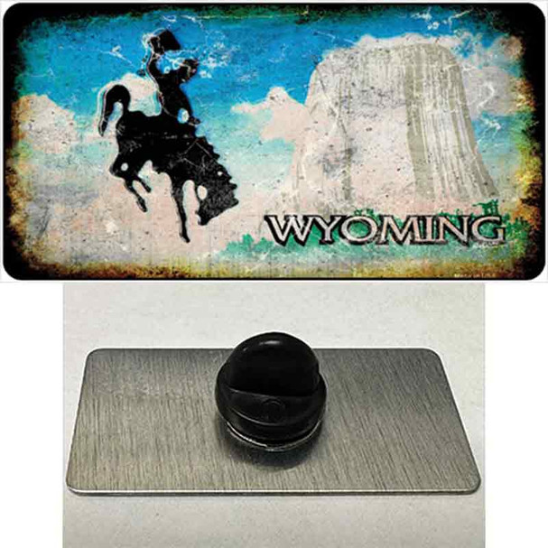 Wyoming Rusty Blank Wholesale Novelty Metal Hat Pin