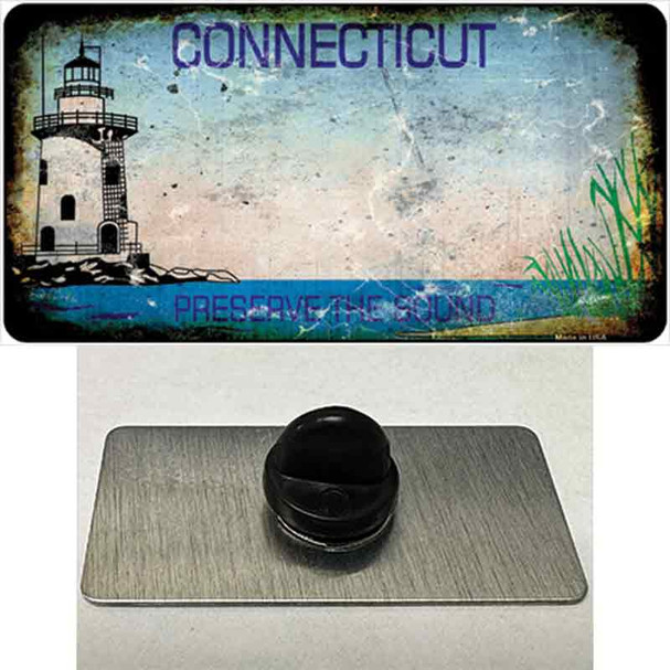 Connecticut Preserve Rusty Blank Wholesale Novelty Metal Hat Pin