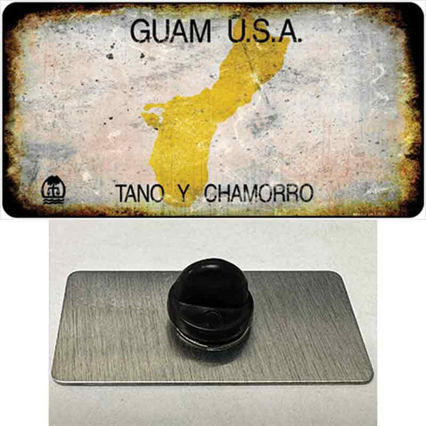 Guam Rusty Blank Wholesale Novelty Metal Hat Pin