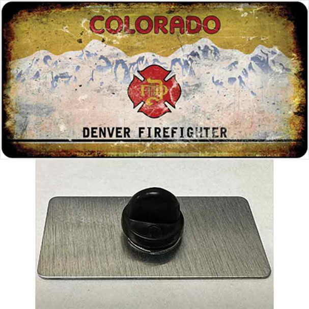 Denver Firefighter Rusty Blank Wholesale Novelty Metal Hat Pin