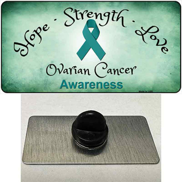 Ovarian Cancer Ribbon Wholesale Novelty Metal Hat Pin