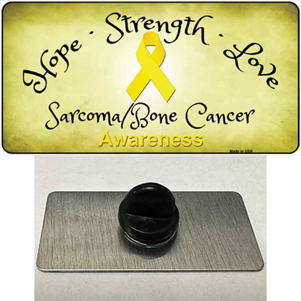 Sarcoma Bone Ribbon Wholesale Novelty Metal Hat Pin