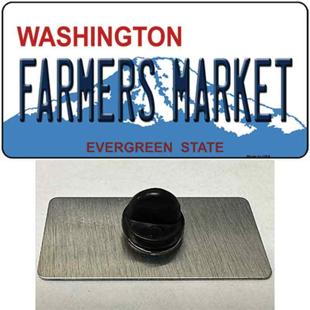 Farmers Market Washington Wholesale Novelty Metal Hat Pin
