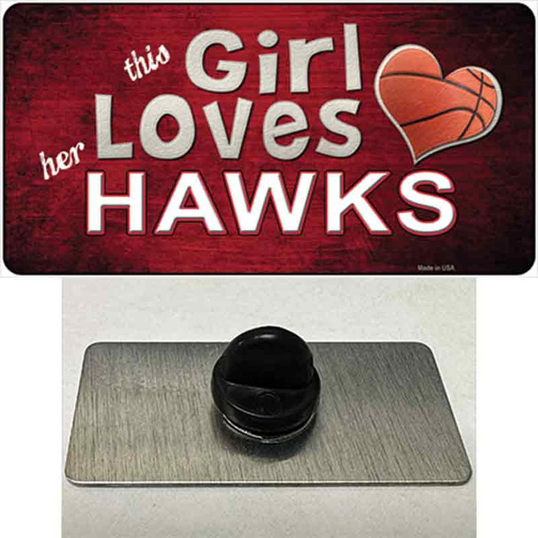 This Girl Loves Her Hawks Wholesale Novelty Metal Hat Pin