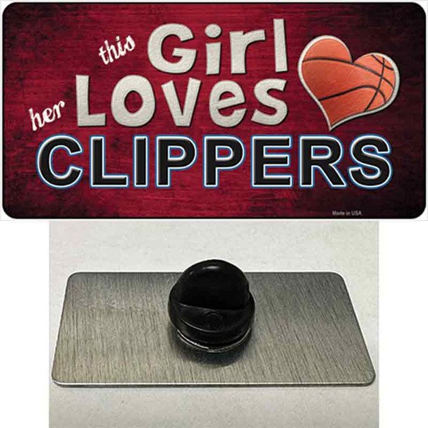 This Girl Loves Her Clippers Wholesale Novelty Metal Hat Pin