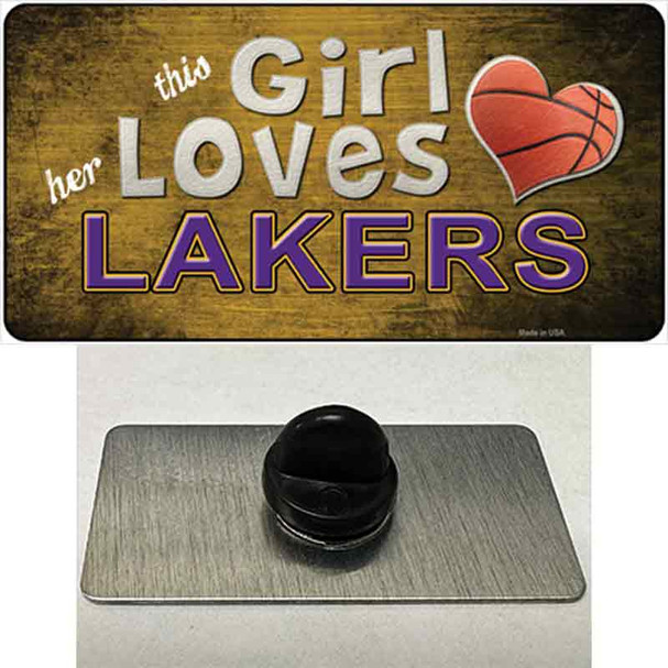 This Girl Loves Her Lakers Wholesale Novelty Metal Hat Pin
