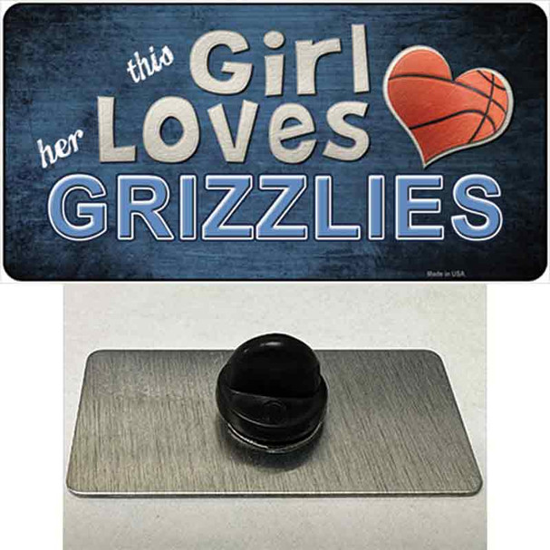 This Girl Loves Her Grizzlies Wholesale Novelty Metal Hat Pin