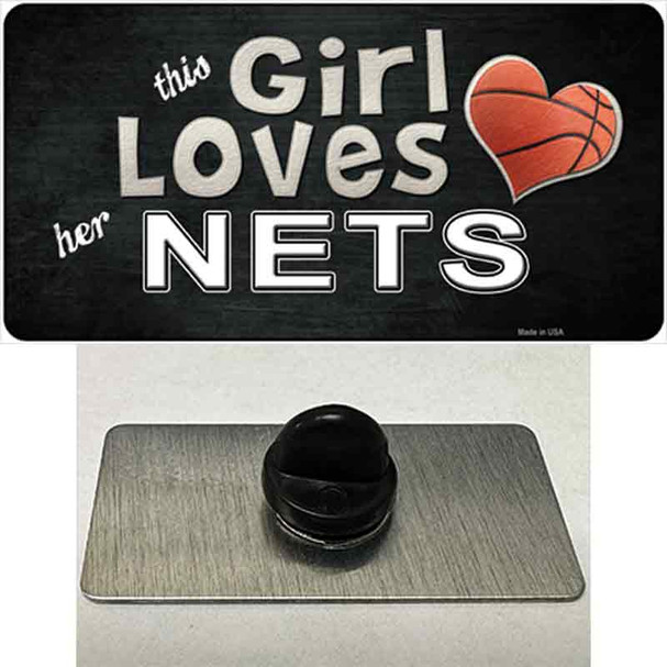 This Girl Loves Her Nets Wholesale Novelty Metal Hat Pin