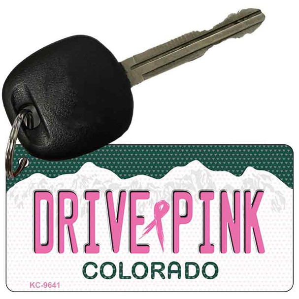 Drive Pink Colorado Wholesale Novelty Key Chain