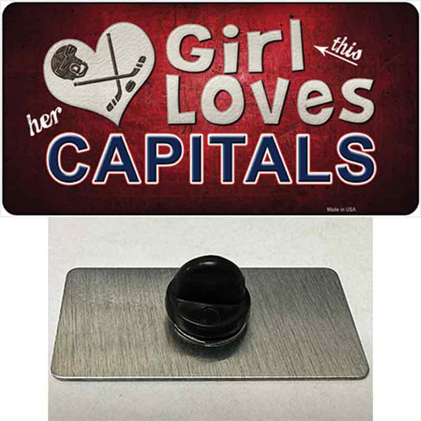 This Girl Loves Her Capitals Wholesale Novelty Metal Hat Pin