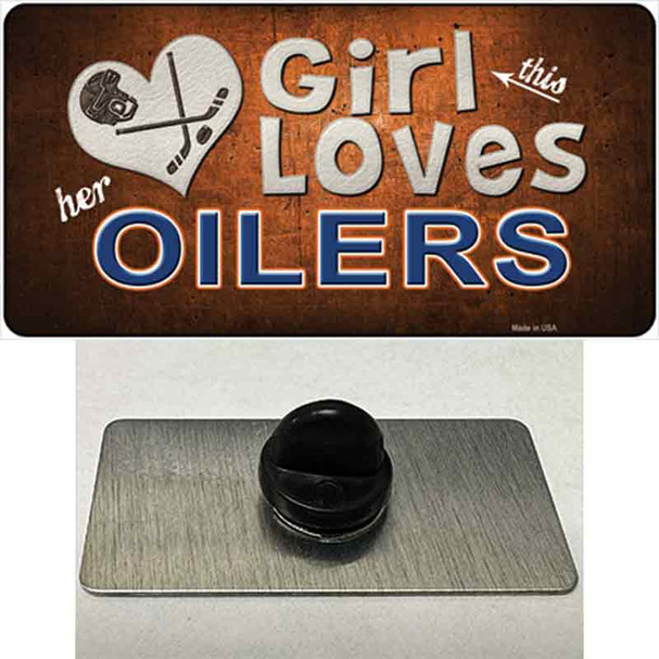 This Girl Loves Her Oilers Wholesale Novelty Metal Hat Pin