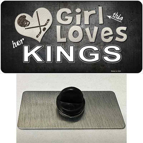This Girl Loves Her Kings Hockey Wholesale Novelty Metal Hat Pin
