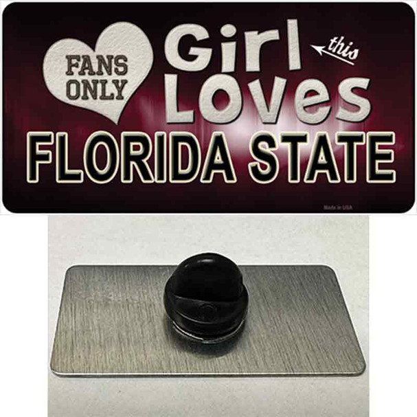 This Girl Loves Florida State Wholesale Novelty Metal Hat Pin