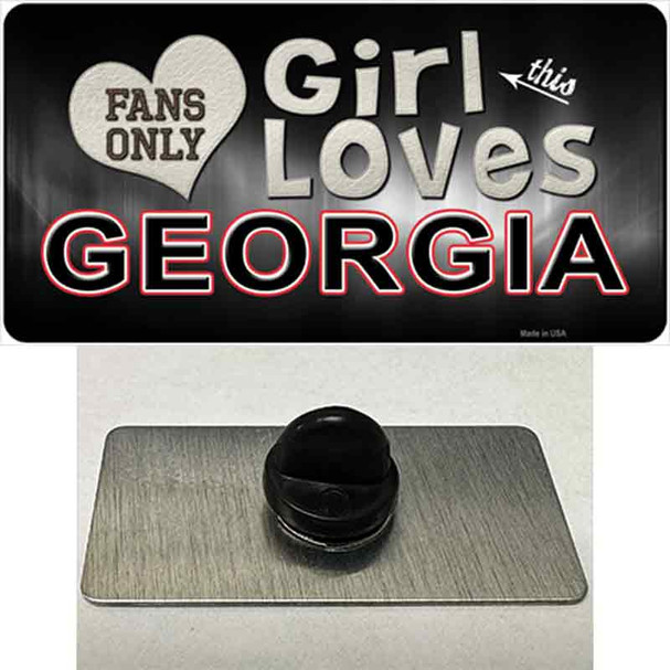 This Girl Loves Georgia Wholesale Novelty Metal Hat Pin