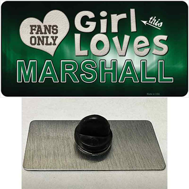 This Girl Loves Marshall Wholesale Novelty Metal Hat Pin