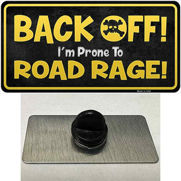 Back Off Road Rage Wholesale Novelty Metal Hat Pin