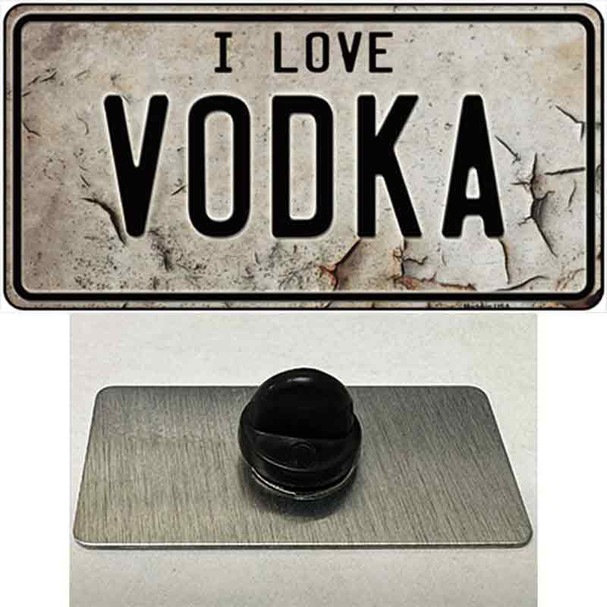 I Love Vodka Wholesale Novelty Metal Hat Pin