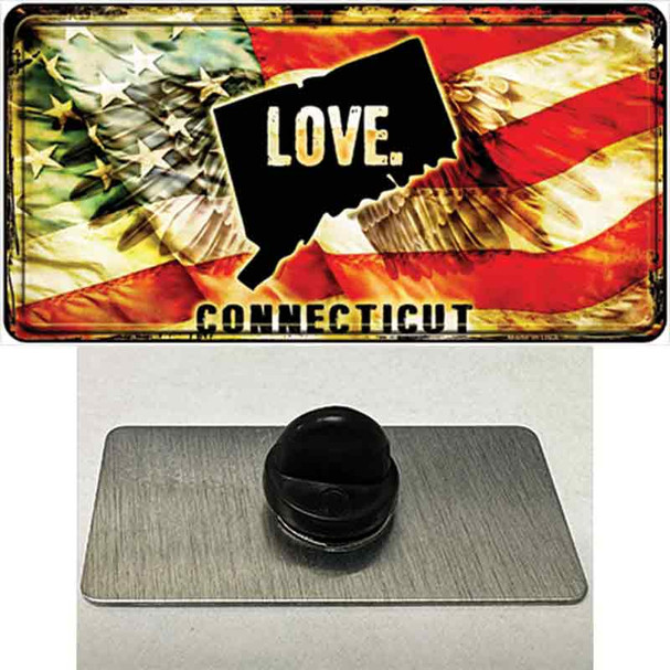Connecticut Love Wholesale Novelty Metal Hat Pin