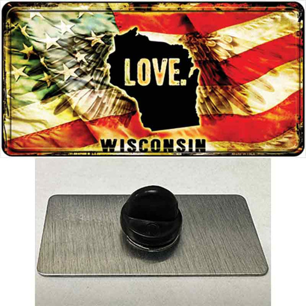 Wisconsin Love Wholesale Novelty Metal Hat Pin