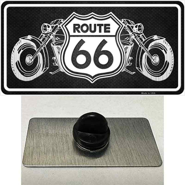 Route 66 With Bikes Wholesale Novelty Metal Hat Pin