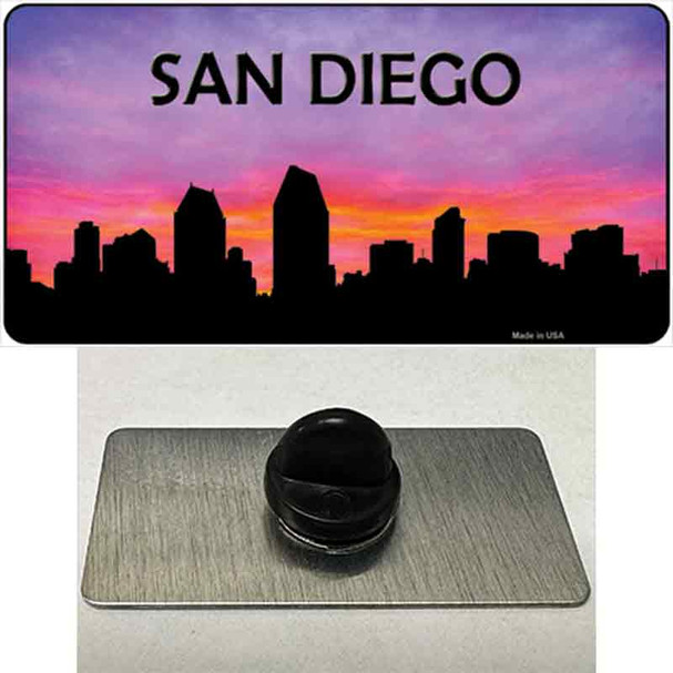 San Diego Silhouette Wholesale Novelty Metal Hat Pin