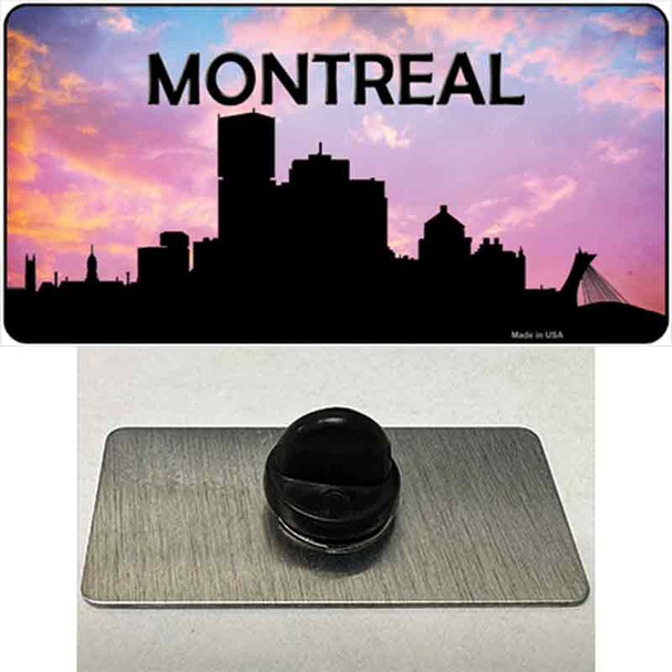 Montreal Silhouette Wholesale Novelty Metal Hat Pin