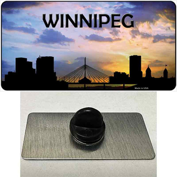 Winnipeg Silhouette Wholesale Novelty Metal Hat Pin