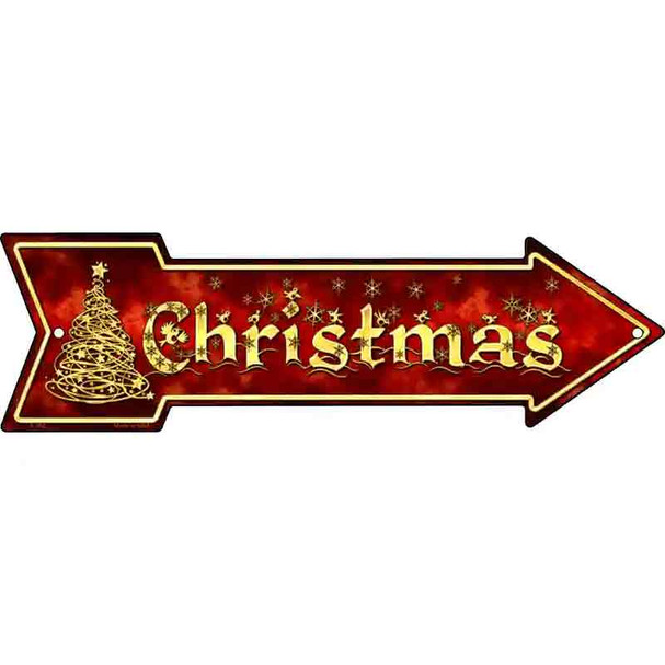 Christmas Wholesale Novelty Metal Arrow Sign