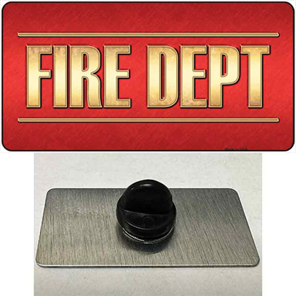 Fire Dept Wholesale Novelty Metal Hat Pin