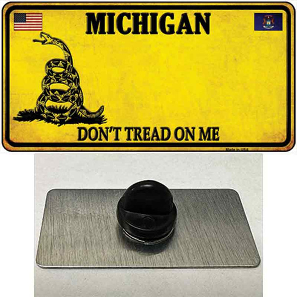 Michigan Dont Tread On Me Wholesale Novelty Metal Hat Pin