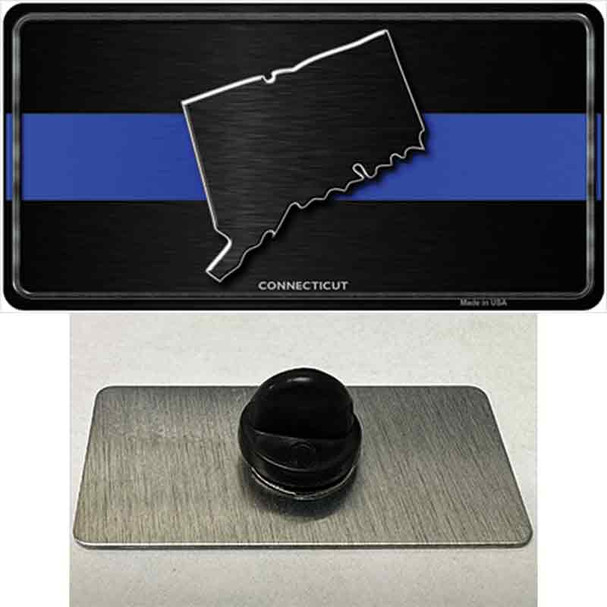 Connecticut Thin Blue Line Wholesale Novelty Metal Hat Pin