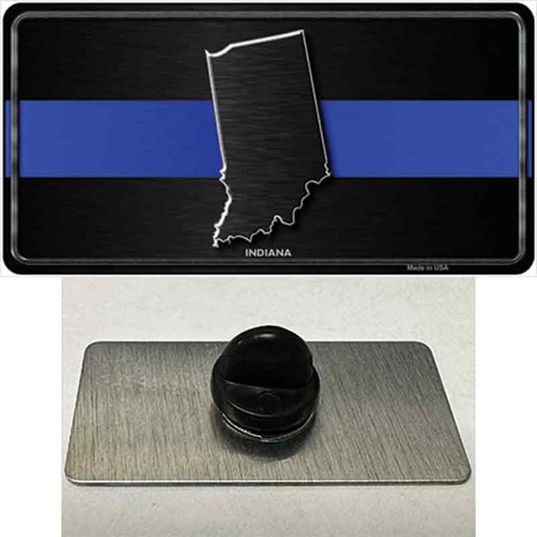 Indiana Thin Blue Line Wholesale Novelty Metal Hat Pin