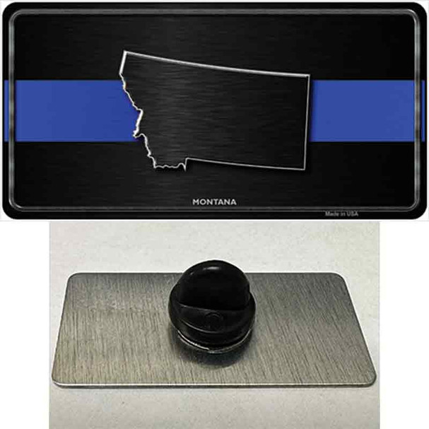 Montana Thin Blue Line Wholesale Novelty Metal Hat Pin