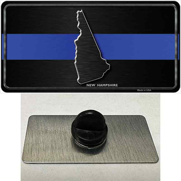 New Hampshire Thin Blue Line Wholesale Novelty Metal Hat Pin