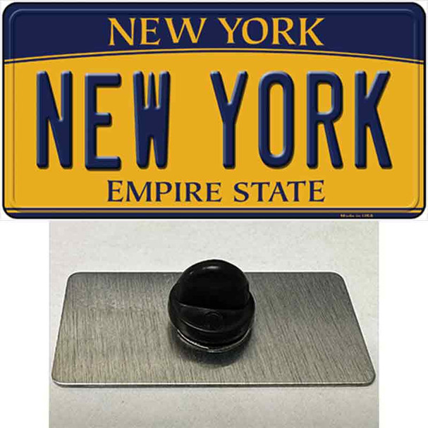 New York Yellow Wholesale Novelty Metal Hat Pin