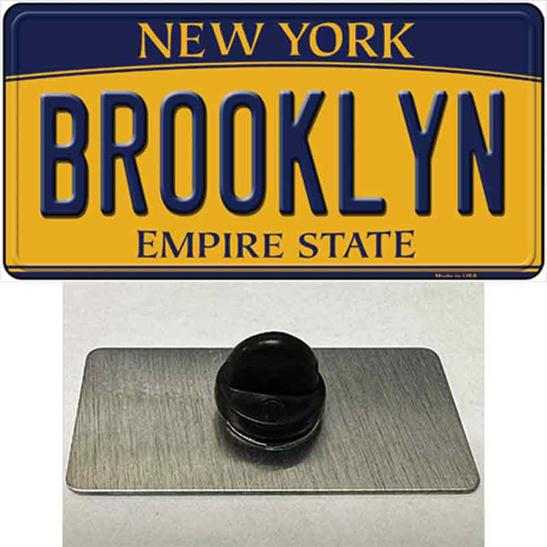 Brooklyn New York Wholesale Novelty Metal Hat Pin