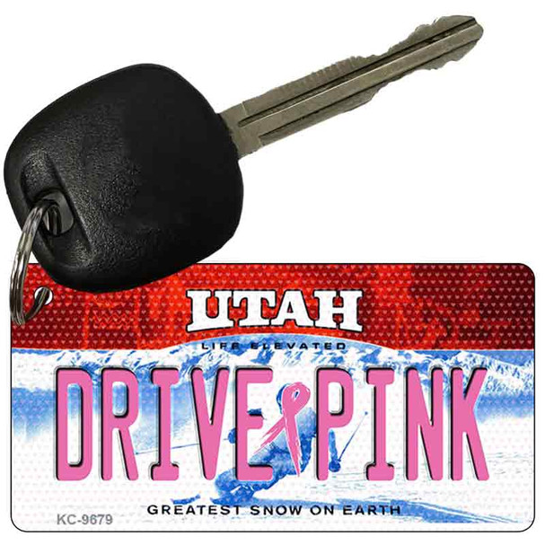 Drive Pink Utah Wholesale Novelty Key Chain