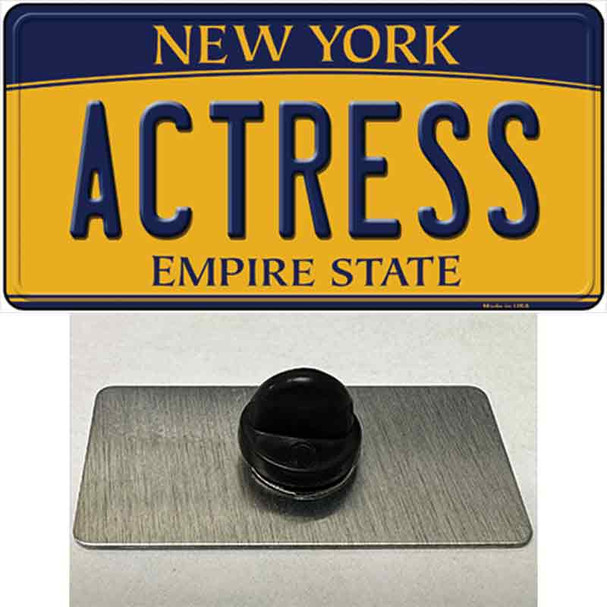 Actress New York Wholesale Novelty Metal Hat Pin