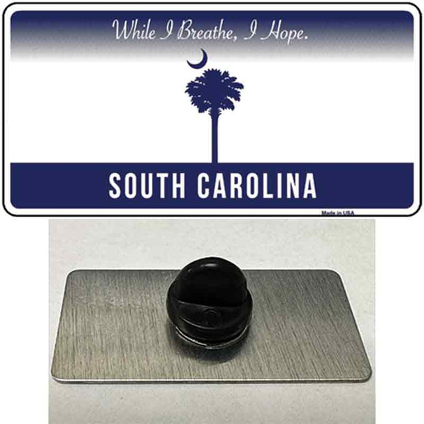 South Carolina I Breathe Blank Wholesale Novelty Metal Hat Pin