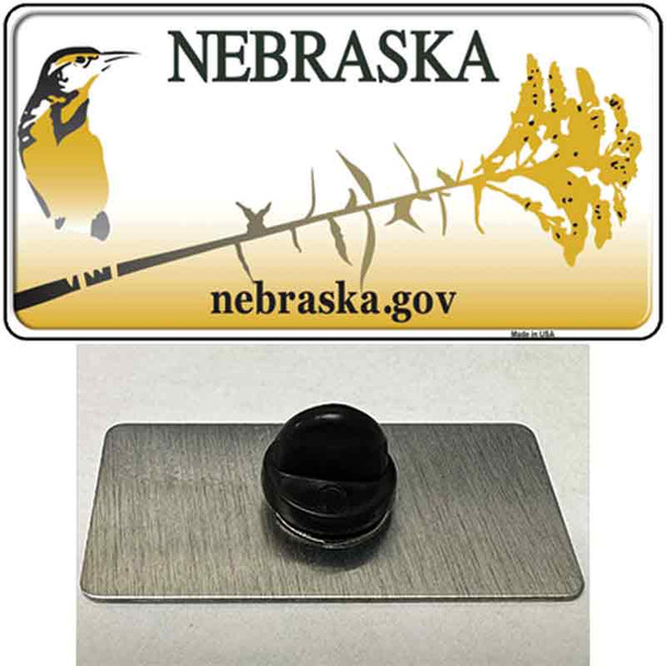 Nebraska Blank Wholesale Novelty Metal Hat Pin