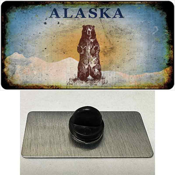 Alaska Bear Rusty Blank Wholesale Novelty Metal Hat Pin