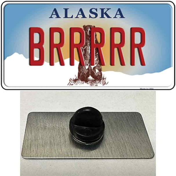 Brrrrr Alaska State Wholesale Novelty Metal Hat Pin