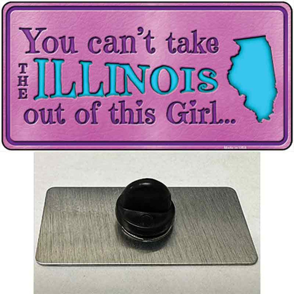 Illinois Girl Wholesale Novelty Metal Hat Pin