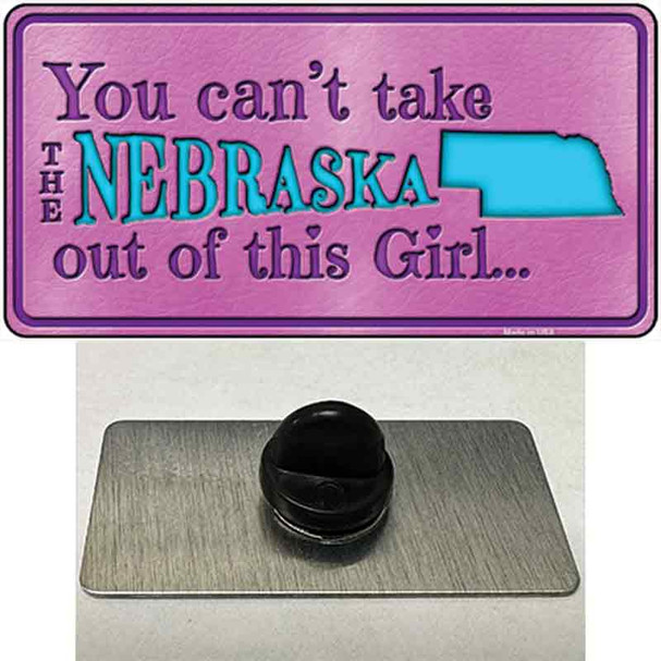 Nebraska Girl Pink Wholesale Novelty Metal Hat Pin