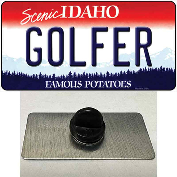 Golfer Idaho Wholesale Novelty Metal Hat Pin