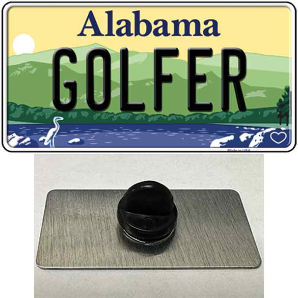 Golfer Alabama Wholesale Novelty Metal Hat Pin