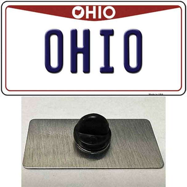 Ohio Maroon Wholesale Novelty Metal Hat Pin